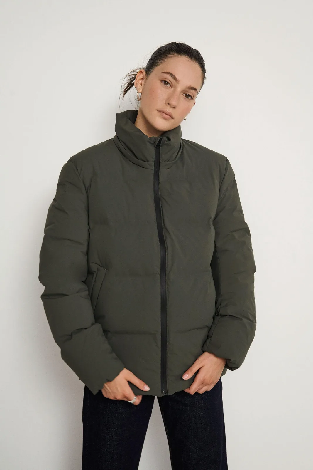 Insulated field parka jacket